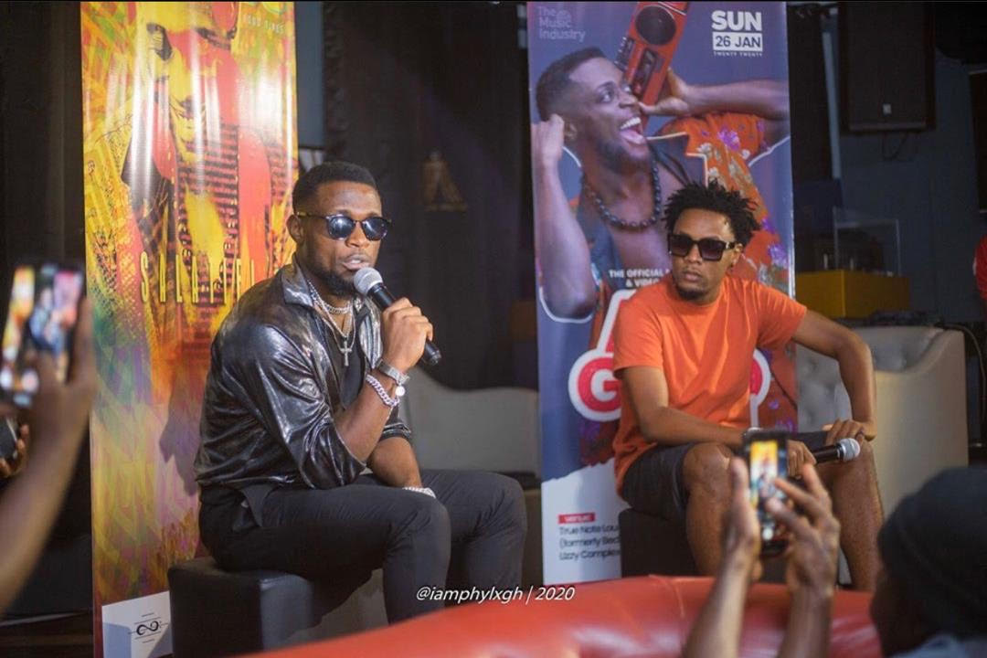Faisal Carter Aka ChampagneeLee hosts Cameroonian Singer and record producer Salatiel at his meet the press