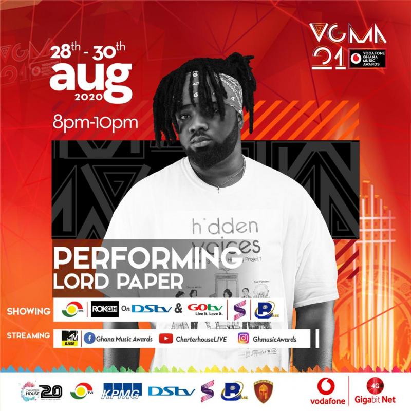 Lord Paper Set To Perform at VGMA 21 This Weekend