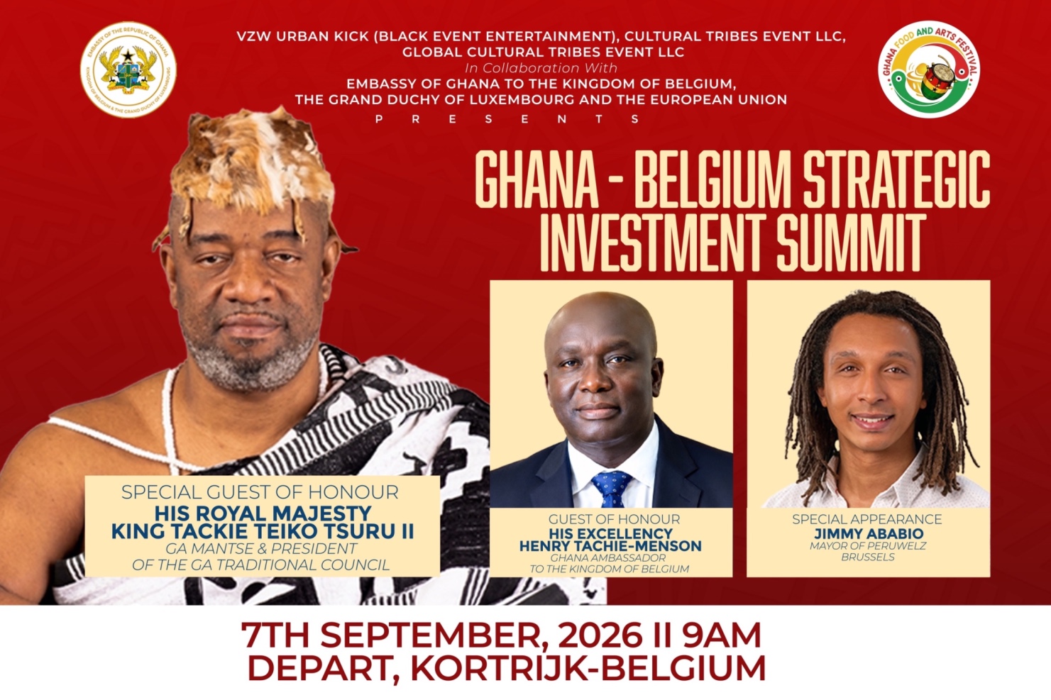 Ghana Food & Arts Festival Takes Over Belgium This Weekend With Music, Culture & Investment
