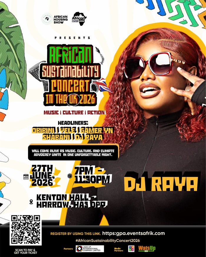 DJ Raya Set To Perform At African Sustainability Concert UK 2026